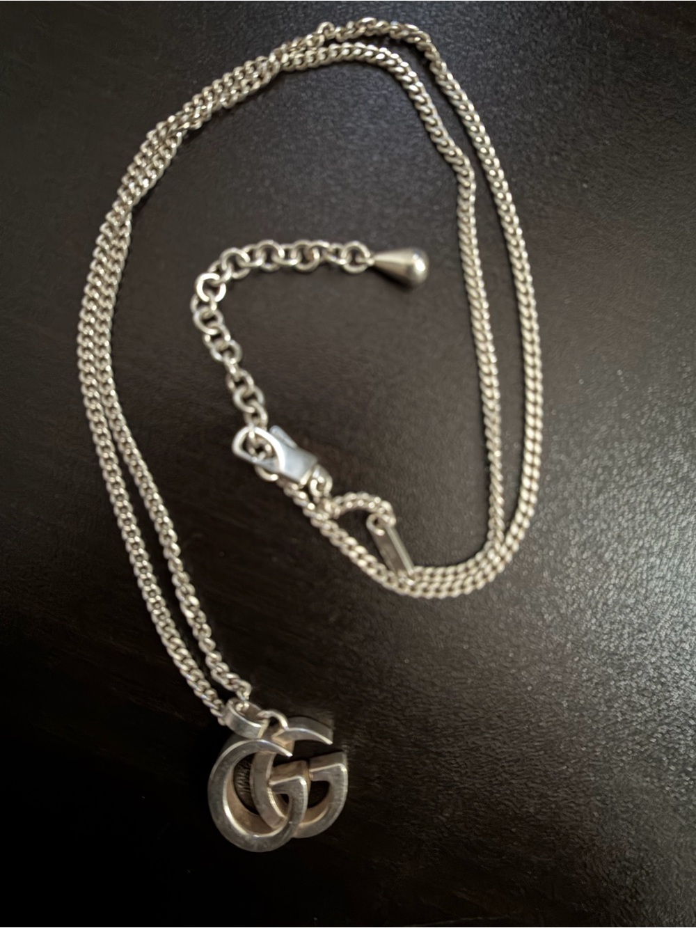 Gucci GG Marmont Pendant Necklace in 925 sterling silver
